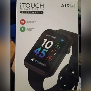 Itouch Wearables Air 4 Black Smartwatch